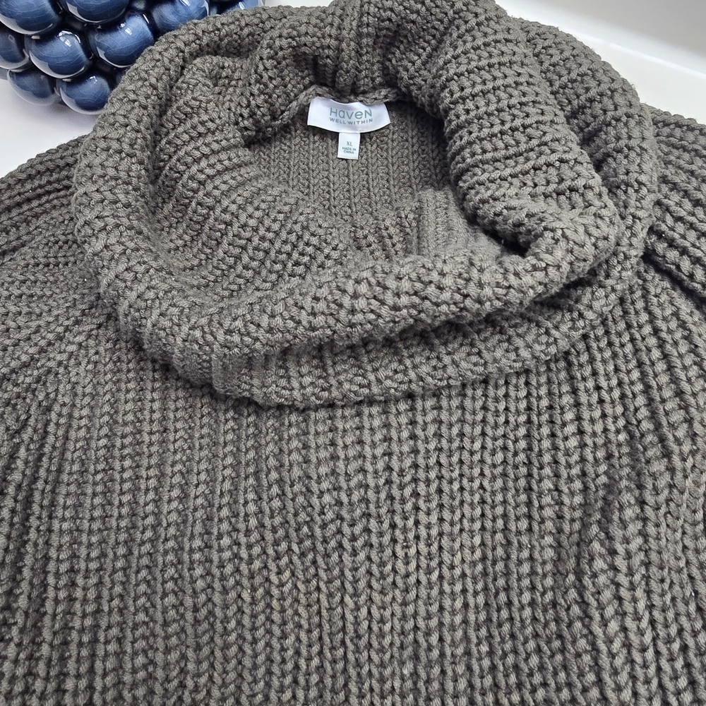 Haven Well Within Olive Knit Sweater - Picture 4 of 14